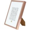 Deknudt hliníkový obrazový rám S027 rose gold 15x20 cm
