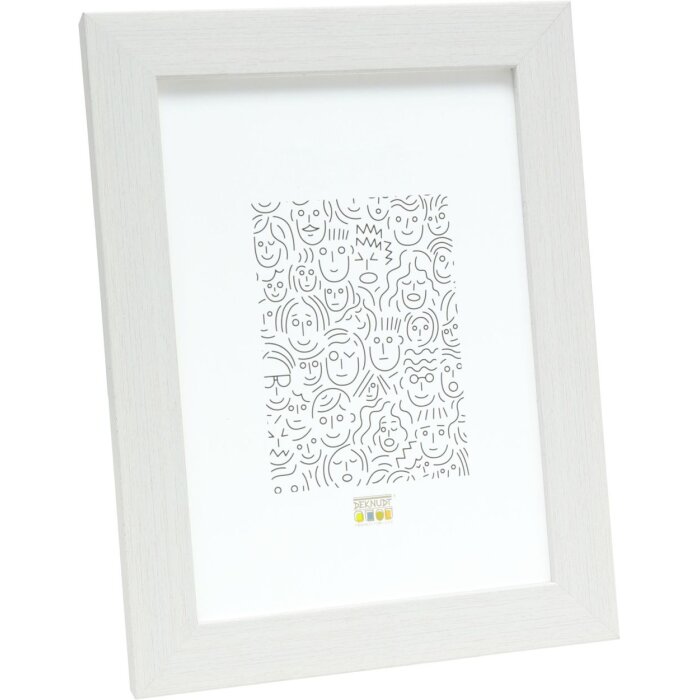 Plastový rámeček Deknudt S41VF1 bílý 21x29,7 cm DIN A4 rámeček na certifikát