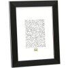 Plastový rám Deknudt S41VK2 černý se stříbrným okrajem 21x29,7 cm DIN A4