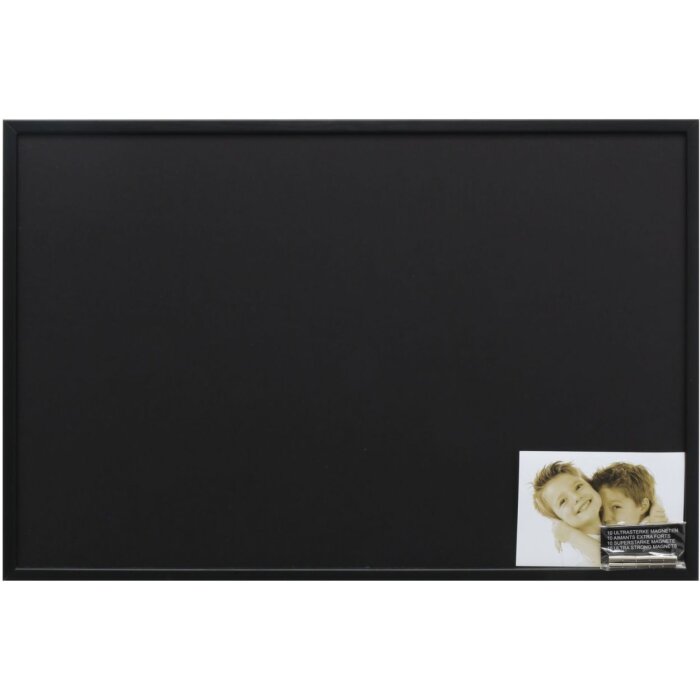 Deknudt dřevěná magnetická tabule černá S41JL2 černá 40x60 cm