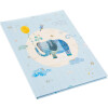 Goldbuch dětský diář Blue Elephant 21x28 cm stříbrná ražba 44 stran