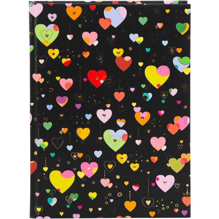 Goldbuch zápisník Heart to Heart tmavý 15x22 cm 200 stran prázdný