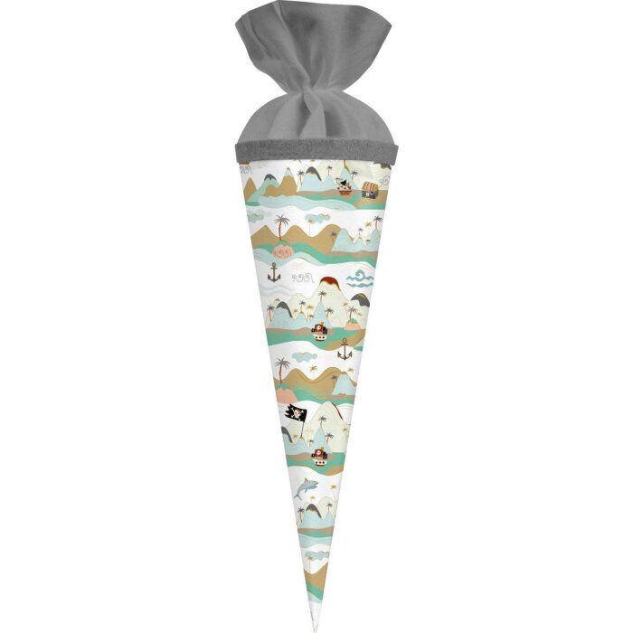 Sourozenecká taška Goldbuch Ahoy! Školní kužel 35 cm s plstěným zapínáním