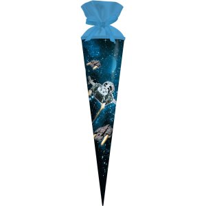 Goldbuch školní kužel kosmická loď 70 cm lakovaný karton s plstěným uzávěrem vesmírný design
