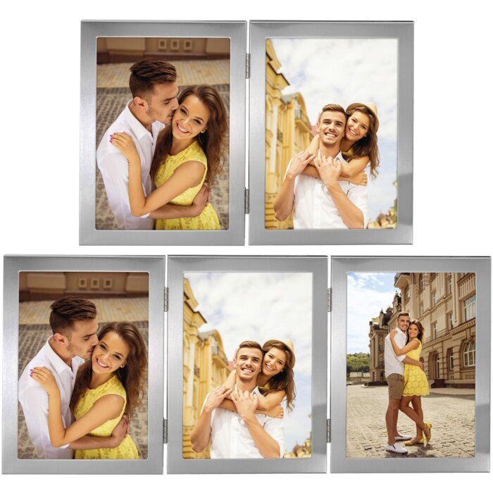 Kovový portrétní rám Hama LAVAL pro 2 nebo 3 fotografie 10x15 cm a 13x18 cm