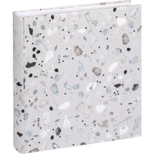 Walther fotoalbum Terrazzo Stone 30x30 cm 60 stran sklovina CD archiv