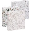 Walther fotoalbum Terrazzo Stone 30x30 cm 60 stran sklovina CD archiv