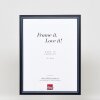 Efektní dřevěný obrazový rám profil 26 modrý 20x25 cm antireflexní sklo