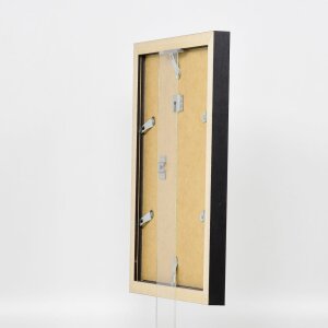 Efektní dřevěný obrazový rám profil 52 černý 25x80 cm umělecké sklo