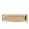 Clayre & Eef 5H0559CH Servírovací mísy 70x20x9 - 66x15x7 - 61x11x6 cm Hnědá barva