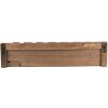 Clayre & Eef 5H0642 Stojan na láhve vína 57x28x14 cm hnědý