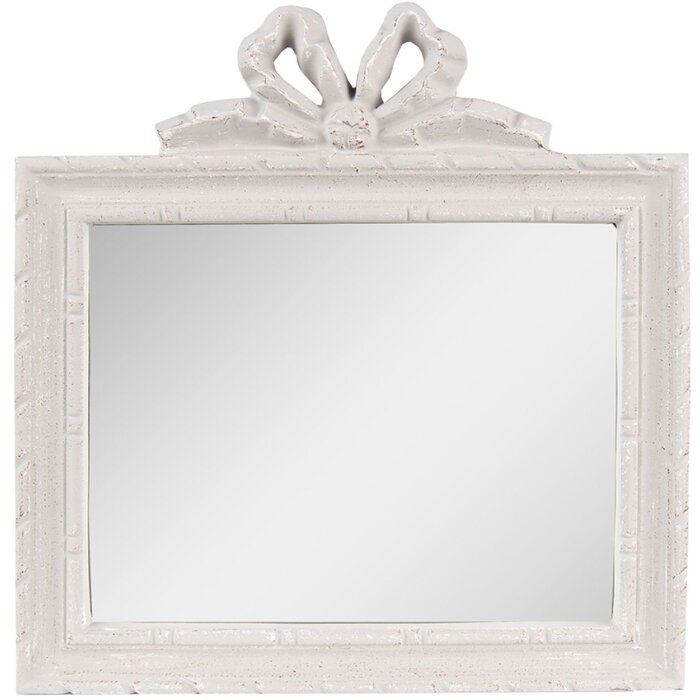 Clayre & Eef 62S267 Zrcadlo 30x2x31 cm Šedé obdélníkové nástěnné zrcadlo