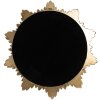 Clayre & Eef 62S277 Zrcadlo Ø 51x3 cm Zlaté nástěnné zrcadlo