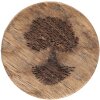 Clayre & Eef 65192 Dveřní klika Ø 4x4 cm hnědá