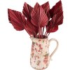 Clayre & Eef 6CE1550L Dekorativní džbán 20x14x23 cm růžový - béžový