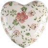 Clayre & Eef 6CE1565L Dekorace Srdce 11x11x4 cm růžová - béžová