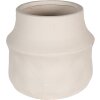Clayre & Eef 6CE1568M Dekorace Květináč Ø 15x13 cm béžový