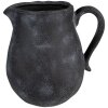 Clayre & Eef 6CE1581L Dekorace Džbán šedý 20x16x20 cm Keramický průmyslový vzhled
