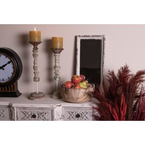 Clayre & Eef 6H2131 Mísa Ø 28x13 cm Hnědá kulatá servírovací mísa