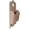 Clayre & Eef 6H2262 Stojan na noviny 28x10x49 cm hnědý