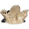 Clayre & Eef 6PR3817 Dekorace Lev 23x13x16 cm černá - zlatá barva
