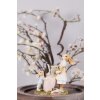 Clayre & Eef 6PR3844 Dekorace králík 12x6x13 cm hnědá - žlutá