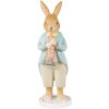 Clayre & Eef 6PR3848 Dekorace králík 7x5x15 cm hnědá