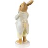 Clayre & Eef 6PR3849 Dekorace králík 5x8x16 cm zelená - žlutá
