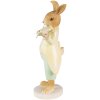 Clayre & Eef 6PR3850 Dekorace králík žlutozelený 8x5x16 cm polyresin