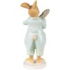 Clayre & Eef 6PR3851 Dekorace králík 7x5x15 cm zelená - hnědá