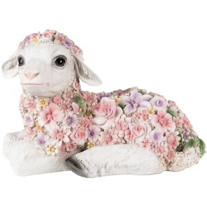 Clayre & Eef 6PR4879 Dekorace Ovečka 25x13x16 cm...
