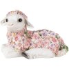 Clayre & Eef 6PR4879 Dekorace Ovečka 25x13x16 cm růžová
