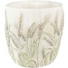 Clayre & Eef 6TE0463S Květináč Ø 13x13 cm Zelený - béžový