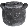 Clayre & Eef 6TE0469L Květináč 17x15x13 cm šedý kulatý