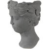 Clayre & Eef 6TE0472 Květináč Woman 18x17x25 cm šedý