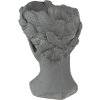 Clayre & Eef 6TE0472 Květináč Woman 18x17x25 cm šedý