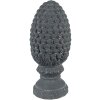 Clayre & Eef 6TE0473M Dekorace borová šiška Ø 13x31 cm šedá