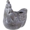 Clayre & Eef 6TE0488 Květináč Chicken Grey 29x17x23 cm venkovský styl