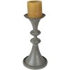 Clayre & Eef 6Y4946 Svícen Ø 13x26 cm šedý