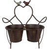 Clayre & Eef 6Y5436 Stojan na rostliny 39x18x39 cm hnědý