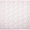 Clayre & Eef BPD01 Ubrus 100x100 cm Béžový - růžový čtverec