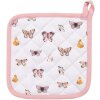 Clayre & Eef BPD45 Chňapka 20x20 cm béžová - růžová