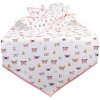 Clayre & Eef BPD45 Chňapka 20x20 cm béžová - růžová