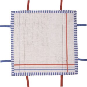 Clayre & Eef DFR47 Koš na chléb 35x35x8 cm Béžový čtverec