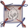 Clayre & Eef DFR47 Koš na chléb 35x35x8 cm Béžový čtverec