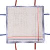 Clayre & Eef DFR47 Koš na chléb 35x35x8 cm Béžový čtverec