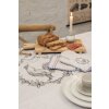 Clayre & Eef DFR47 Koš na chléb 35x35x8 cm Béžový čtverec