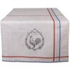 Clayre & Eef DFR64 Běhoun na stůl 50x140 cm Béžový obdélník