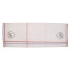 Clayre & Eef DFR64 Běhoun na stůl 50x140 cm Béžový obdélník