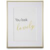 Hama hliníkový fotorámeček Sassy 13x18 cm zlatý matný